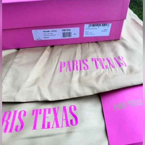 Paris Texas Jane Folded Leather Over the Knee Boots - Rare Designer Western - Picture 8 of 15